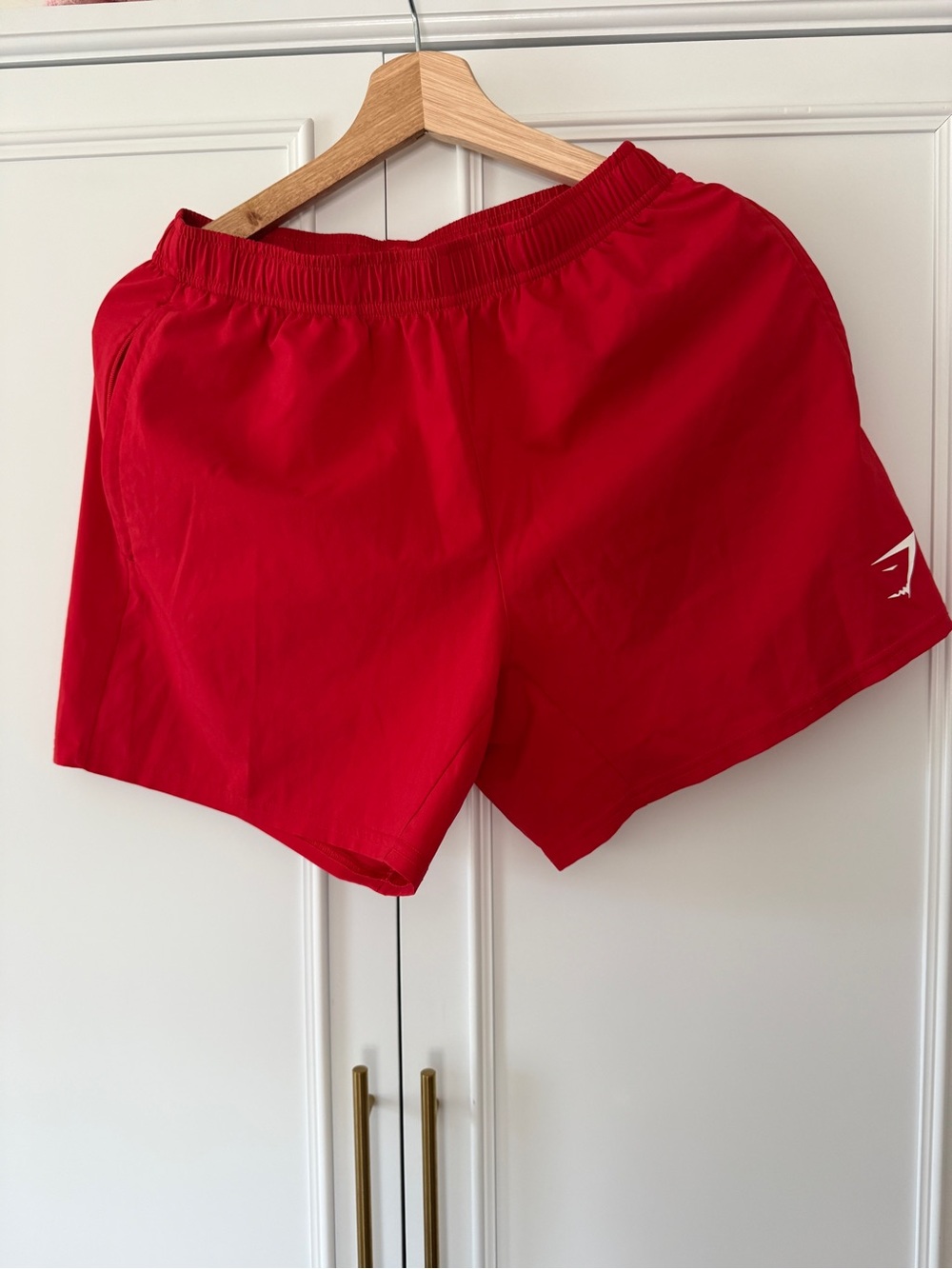Gymshark Red Women’s Athletic Shorts - Lightweight Run Shorts